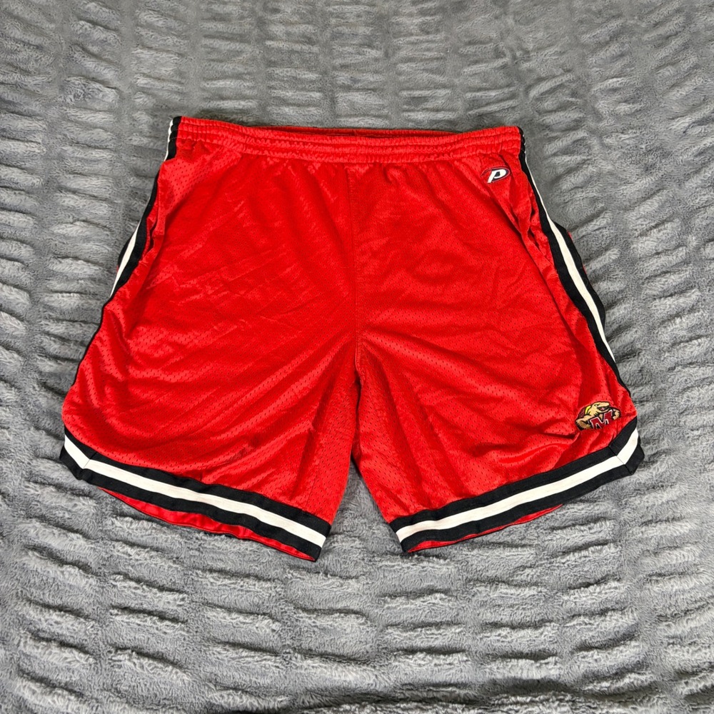 Pro Player Maryland Terrapins NCAA Basketball Mesh Shorts Red Mens XL AQ964